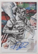 2019 Panini Diamond Kings DK Signatures Holo Silver 51/99 Danny Jansen Auto n1u