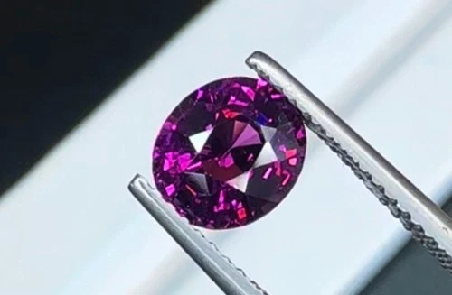 1.58ct Vivid Magenta Purple Rhodolite Garnet | Natural from Africa