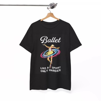 Ballet Graphic T Shirt Retro Dancing Art Performance Unisex Heavy Cotton Tee