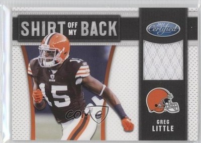 2011 Certified Shirt Off My Back 97/250 Greg Little #22 Rookie RC 0m0