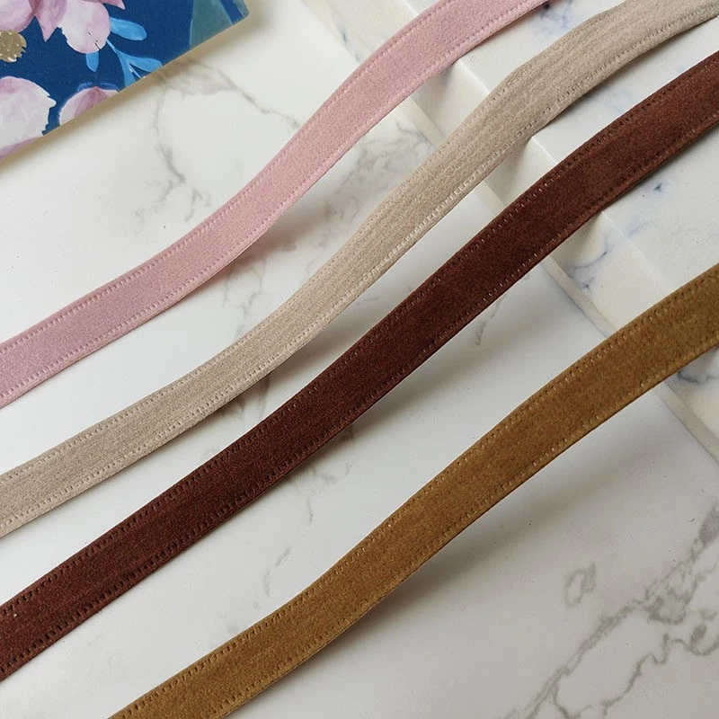 5M Doppel Seite Samt Band Trimmen Kunst Wildleder DIY Schleife Basteln Dekor - Bild 3 von 4