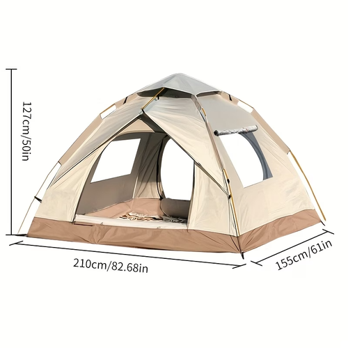 DAYSAutomatic Pop-Up Camping Tent, Windproof And Sun-Resistant, Suitable - Picture 8 of 8