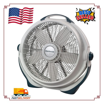 #ad #ad 20quot; Wind Machine Air Circulator Fan 3 Speed Gray $39.12
