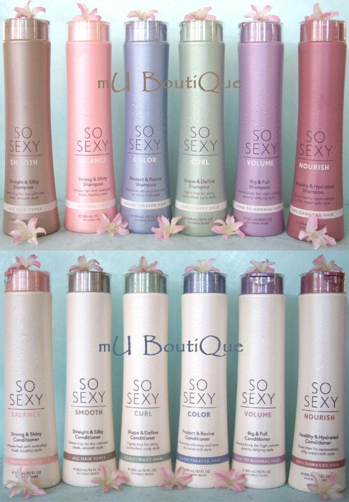 1 VICTORIAS SECRET SO SEXY HAIR SHAMPOO CONDITIONER COLOR SMOOTH
