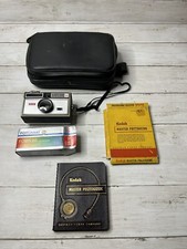 Eastman Kodak Master Photoguide 1951 Pocket Book, Instamatic 154, Film Box, Case