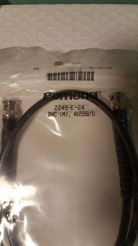 Pomona 224-E-24 Kabelkonfektion BNC (M) Stecker auf RG59B/U