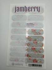 Jamberry Nail Wraps 2015 December Host Exclusive full Sheet floral/flowers 