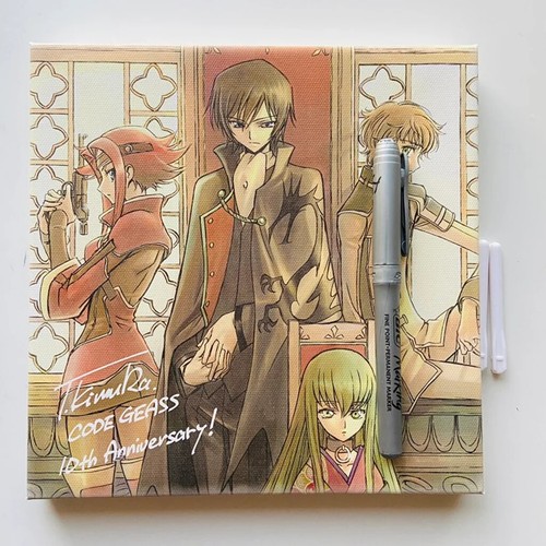 Code Geass Official Genga Square Canvas Art Lelouch Lamperouge C C Suzaku Ebay Code Geass Official Genga Square Canvas Art Lelouch Lamperouge C C Suzaku Ebay
