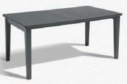 Profiline Gartentisch Futura 165x94x75 cm Geflechtoptik Esstisch Tisch - Bild 1 von 1
