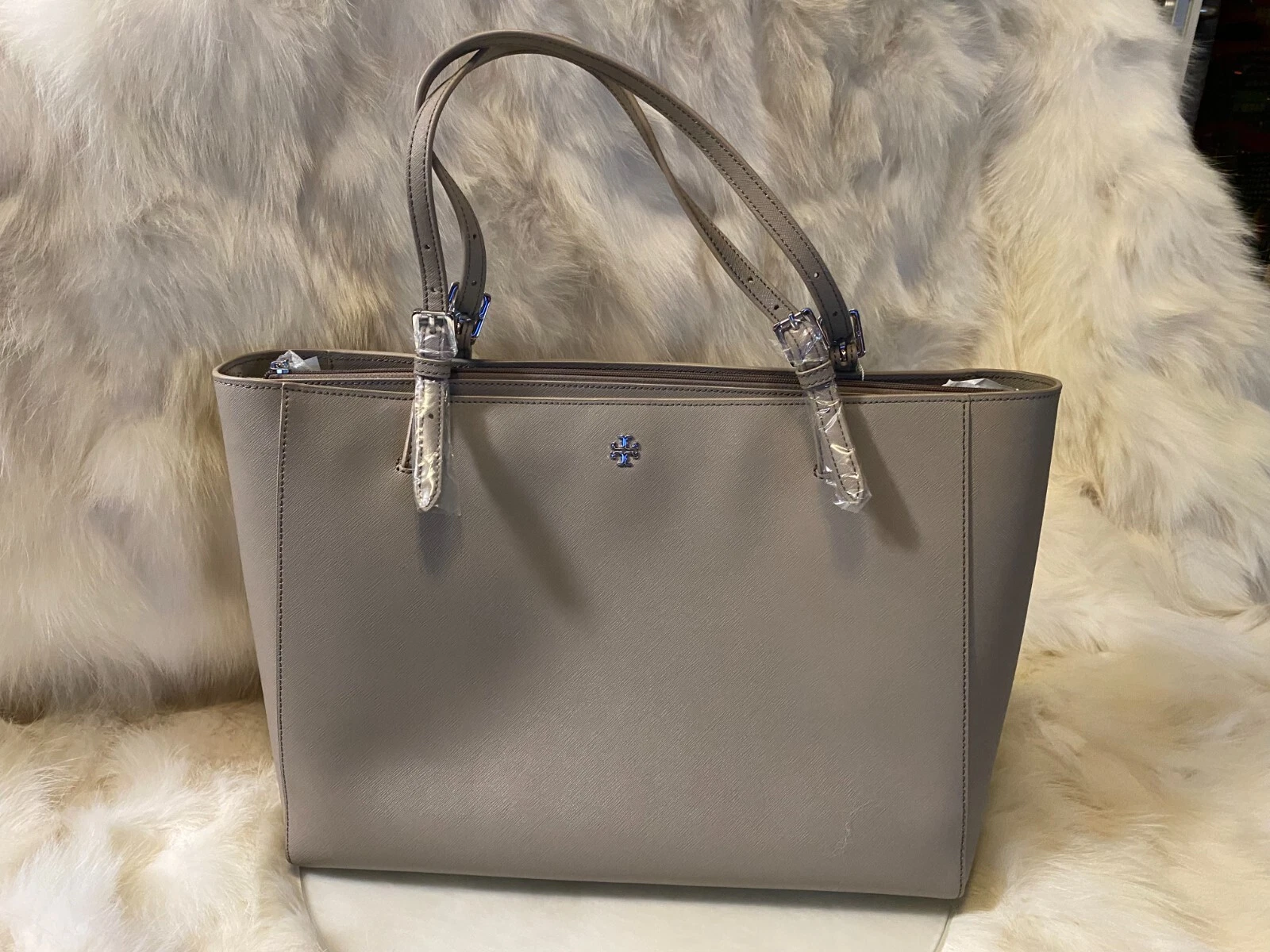 Borsa a mano donna Tory Burch nuova originale talpa