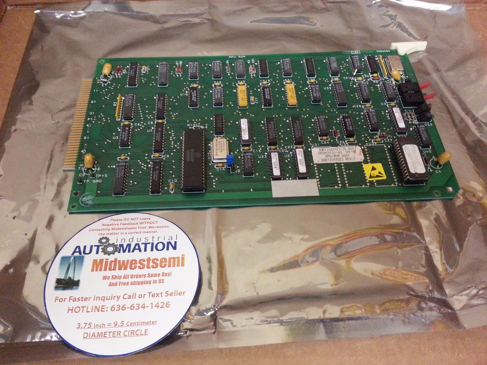 Rom Assy FREESHIPSAMEDAY EMERSON CR1M1SCX1-A3 MPU/ROM ASSY CRIMISCX1A3 ...