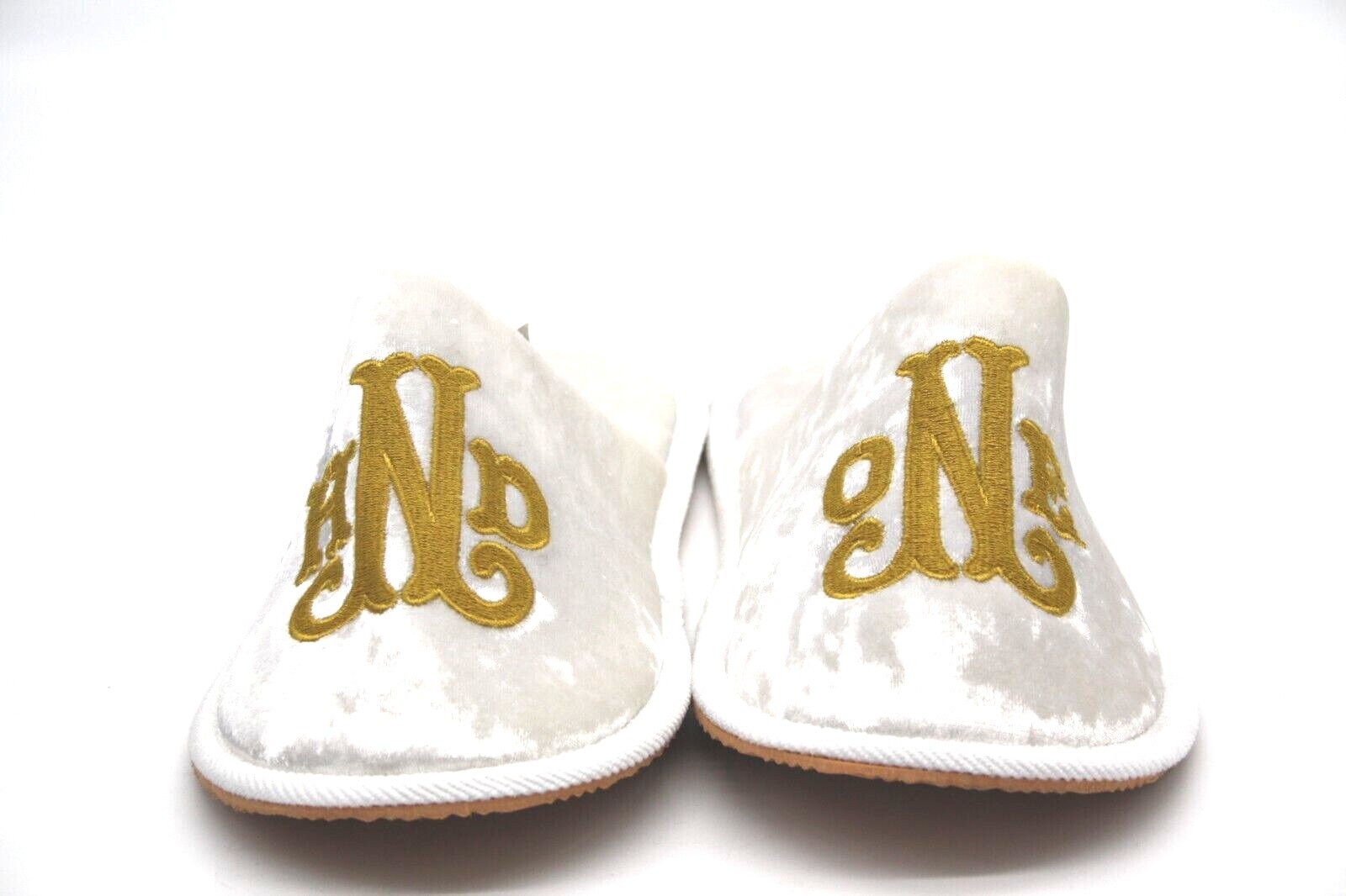 PANTOFOLA D’ORO E 1 PANTOFOLA CASA DI RISERVA UOMO D3066MWYW BIANCO ORO SLIP ON