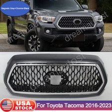 For 2016-2023 Toyota Tacoma Trd Front Bumper Grille Magnetic Gray Grill Surround For 2016-2023 Toyota Tacoma Trd Front Bumper Grille Magnetic Gray Grill Surround