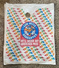Toys “R” Us Vintage Retro Large Plastic Shopping Bag Geoffrey 30” X 23”