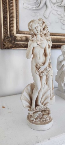 DESIGN TOSCANO VENERE BOTTICELLI NUDO FEMMINILE STATUA IN RESINA DI GESSO - Picture 7 of 19