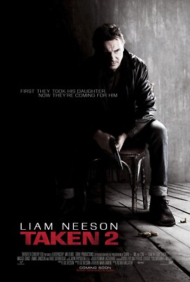 Taken 2 movie poster - Liam Neeson - 11'' x 17'' inches