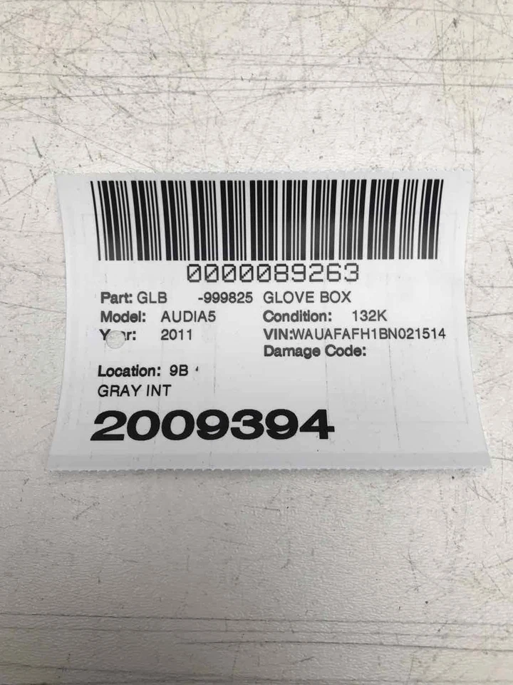 Guantera de almacenamiento con compartimento convertible A5 gris OE para AUDI A5 2010-2012 Foto 2 de 4