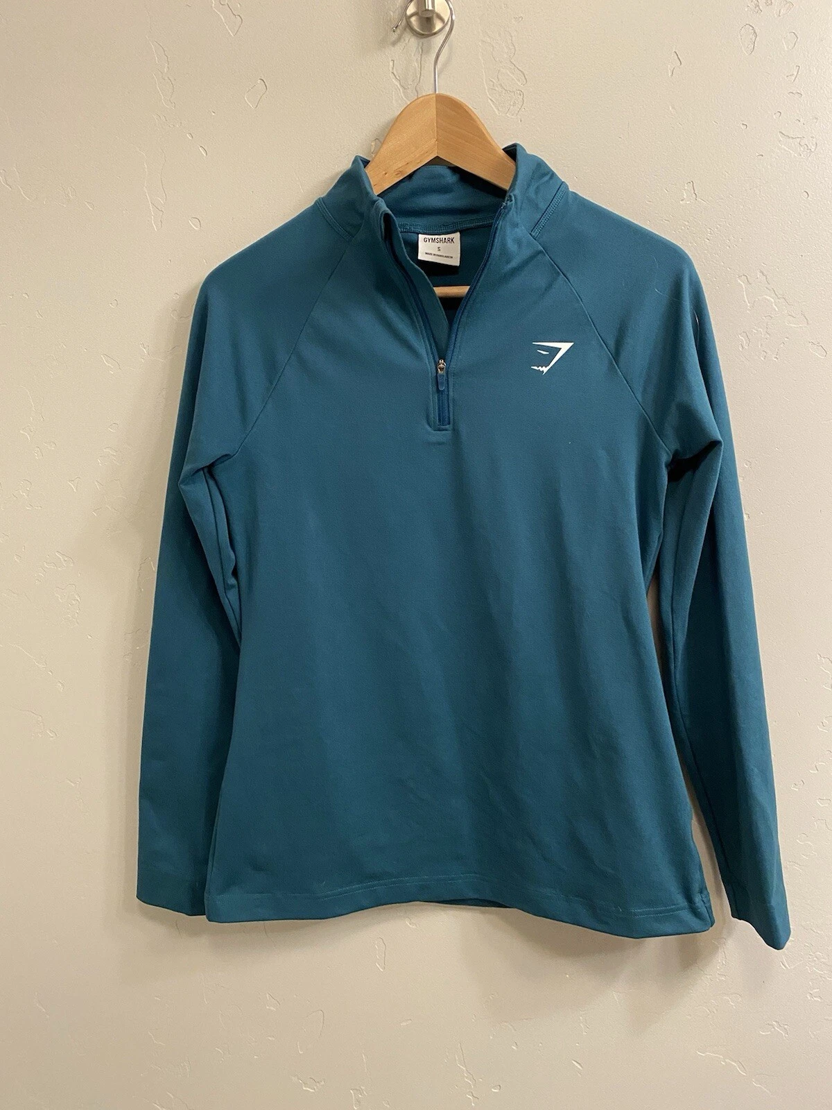 gymshark 1/4 zip athletic sweatshirt