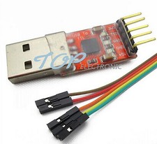 2PCS USB 2.0 to TTL UART 5PIN Module Serial Converter CP2102 STC PRGMR