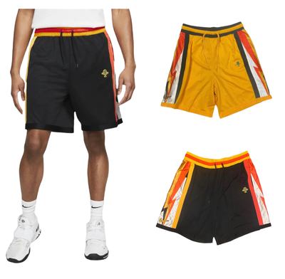 Nike DNA+ Rayguns Basketball Shorts Roswell DRI-FIT DJ5322 Black Yellow |  eBay