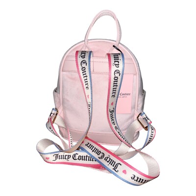 Juicy Couture Pink Clay Rainbow Juicy Backpack Velour TikTok  display picture 1