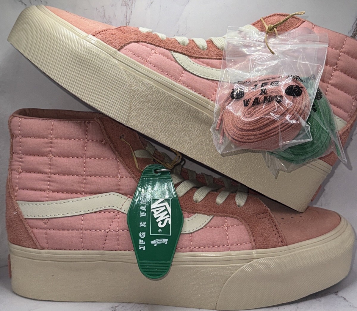 ★新品★バンズ★Sk8-Hi Bricolage LX (Pink/10.5) Vans Vault x Joe Fresh Goods JFG Sk8 Hi Reissue Platform LX Coral