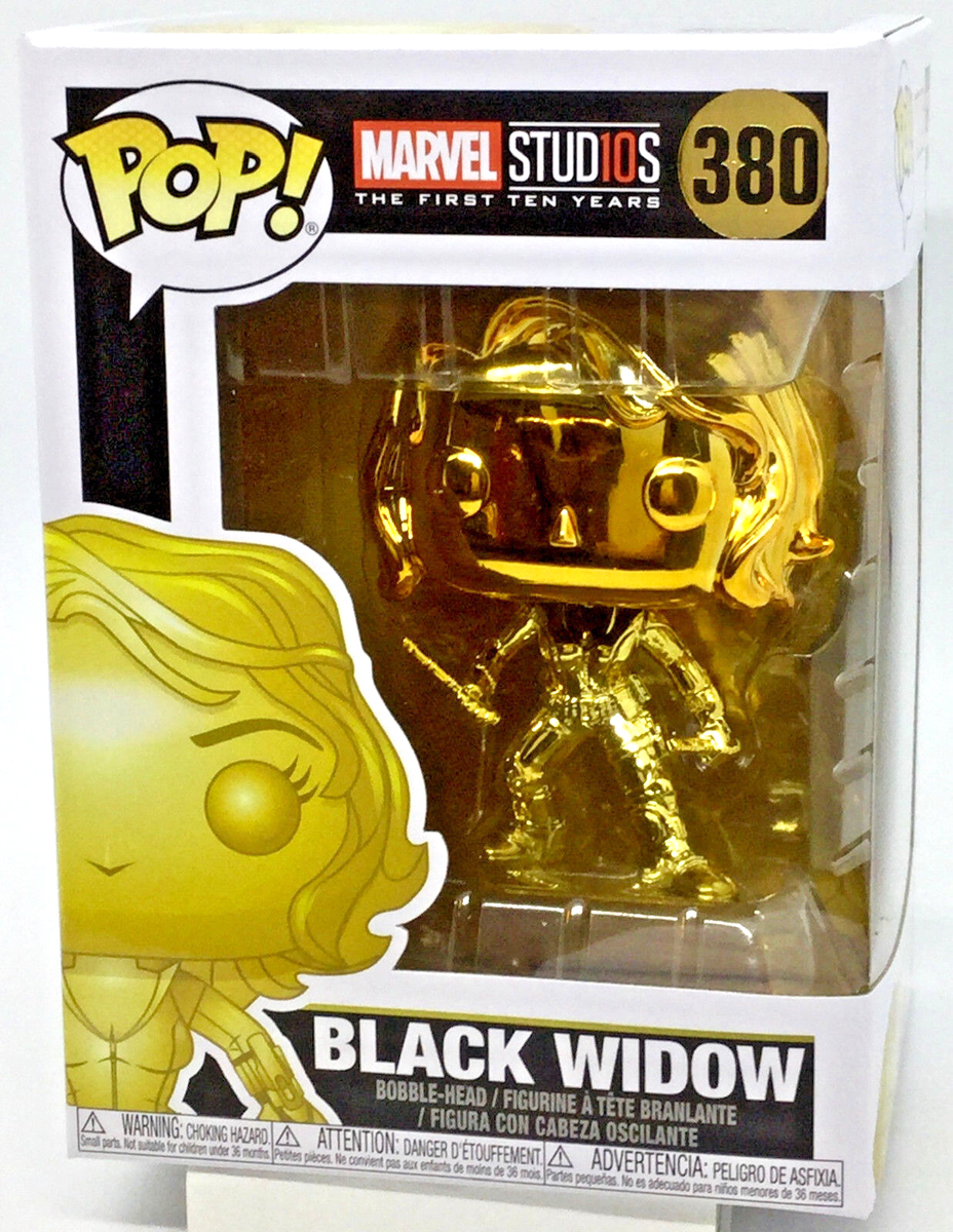 Black Widow #380 Gold Chrome Marvel Studio's 10th Anniversary