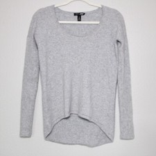 Aqua 100 Cashmere Sweater Womens XS Neutral Capsule Minimalist Lightweight