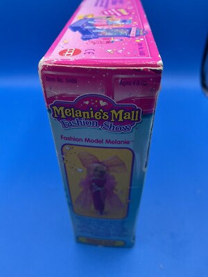 Melanie's Mall Fashion Doll Show Mini Doll Playset Vintage 90s New