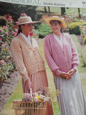 Sirdar Knitting Pattern 9907 Balmoral DK Cardigans 28-44