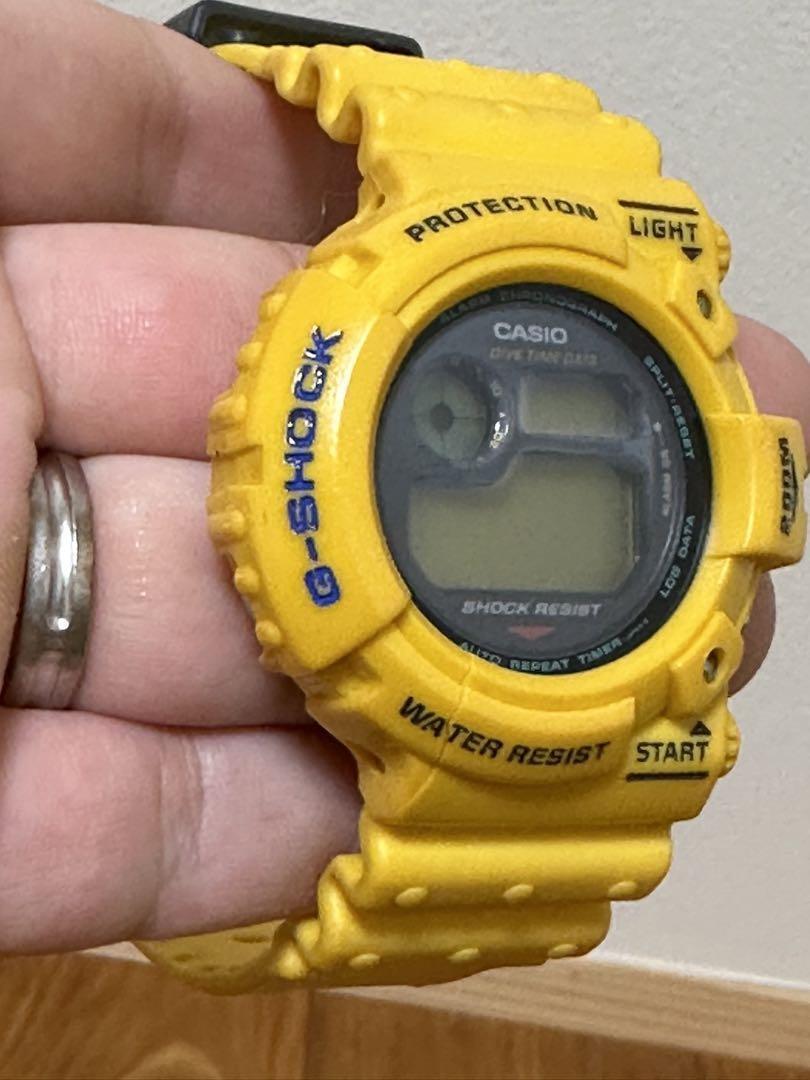First Generation Yellow Frog Dw-6300-9 Frogman Full Original First Generation Yellow Frog Dw-6300-9 Frogman Full Original