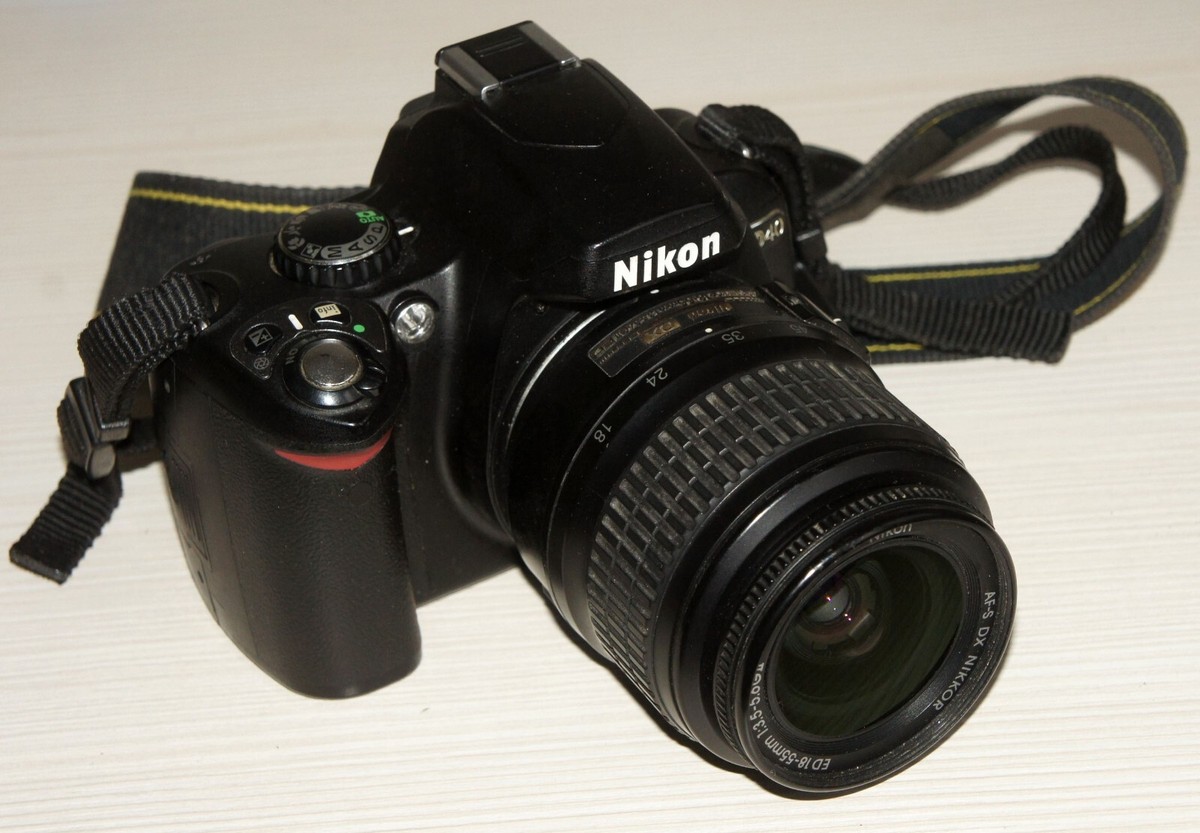 265 Nikon D40 18-55mm 1:3.5-5.6GⅡ ED Nikon D40 Digital SLR Camera ED18-55 mm 3.5-5.6 GII Lens | eBay