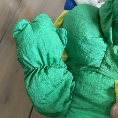 VTG 1989 Prestige Corp.Puffalump Dragon/Dinosaur Nylon Animal Sqeaky Toy Green - Picture 11 of 12