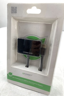 UGREEN Mini DisplayPort to HDMI and VGA Dual Adapter 2 in 1 Thunderbolt - NEW