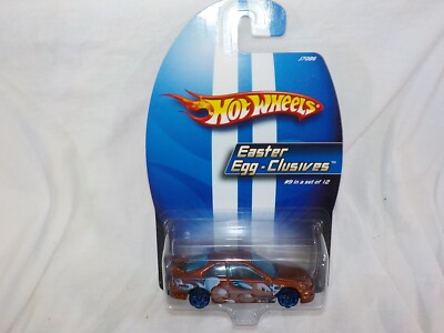 2006 Hot Wheels Easter Egg-Clusives 9/12 HONDA CIVIC Si Brown w/Blue Pr5 d4