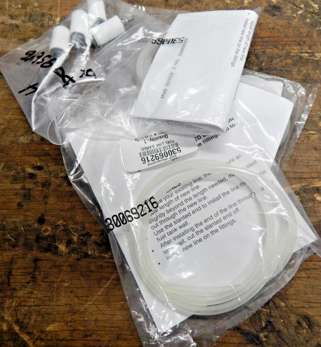 Genuine Poulan Set of Four Fuel Filter Lines 530095646 5300692216 