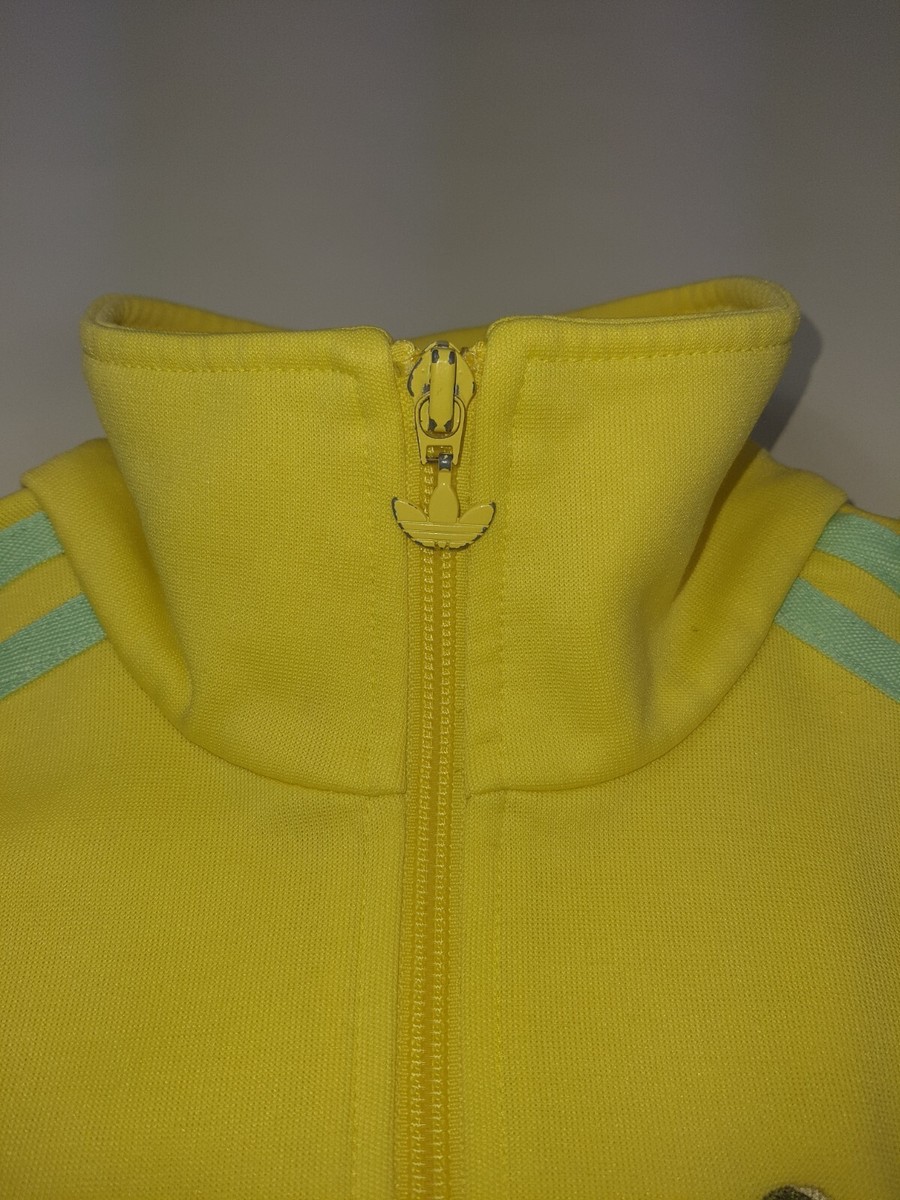 Rare Adidas Love Marrakesh Track Top Jacket Moroccan Kamel Yellow