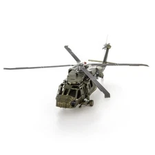 Fascinations Metal Earth Sikorsky UH-60 BLACK HAWK Army Helicopter 3D Model Kit