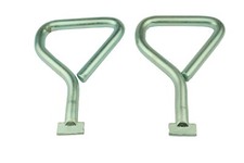 2 Pc 6" 150mm Manhole Cover Lifting Keys Heavy Duty Drain Lid Tools Stopcock