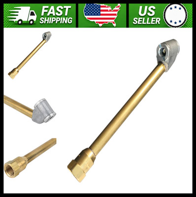 Dual-Head Tire Air Chuck 1/4'' FNPT for Inflator Gauge & Air Compressor Pack of