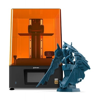 phrozen Sonic Mighty 12K LCD Resin 3D Printer, 10'' Monochrome LCD, Tabletop 3...