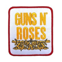 Guns N' Roses 'Stacked White' AufnäHer Zum AufbüGeln - Neu & Offiziell!
