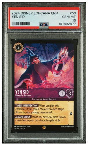 Yen Sid - Powerful Sorcerer graded PSA 10 for sale on eBay