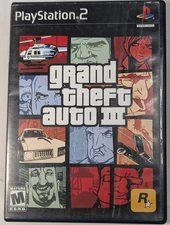 Grand Theft Auto III GTA 3 PS2 Sony Playstation 2 Tested and Working no map