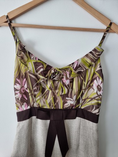 Milly of New York Floral & Textured Mini Dress - Picture 3 of 7