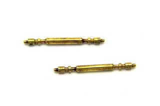 Genuine Rolex President 36mm 18238 18038 18k Yellow Gold Pair Watch Spring Bars