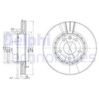 Delphi 2X Bremsscheibe Vorne Ø305 Mm BelüFtet FüR Renault Trafic II Kasten FL