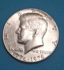 1776-1976 Bicentennial  Kennedy Half Dollar - FG  Liberty U.S. Coin*  K532