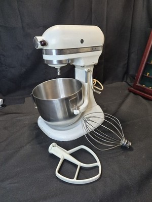 Rare KitchenAid Hobart Commercial Model K5-A White 6 Speed Lift Stand Mixer