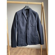 Allsaints Cotton Blend Unlined Moleskin Masa Blazer Size UK/US 34